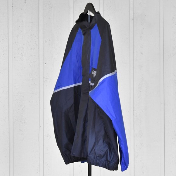 Nelson-Rigg AX-1 Motorcycle Rain Jacket Vented Blue/Black Size 3XL - Picture 2 of 9